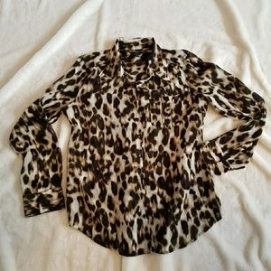 Guess leopard blouse